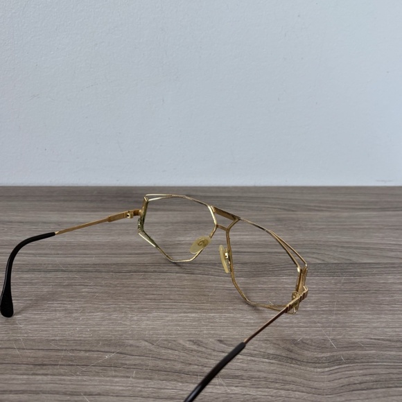 Cazal Sunglasses Model 956 Gold Made In Germany *Vintage* Authentic *FRAME ONLY* - Picture 9 of 10